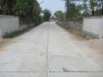 โครงการก่อสร้างถนนคอนกรีตเสริมเหล็ก หมู่ที่ 5 สายทางจากฟาร์ม